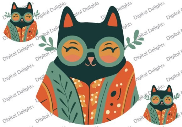 Black Cat Cute Halloween PNG Review