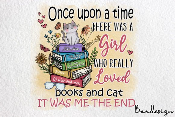 Books and Cat Sublimation Design Review