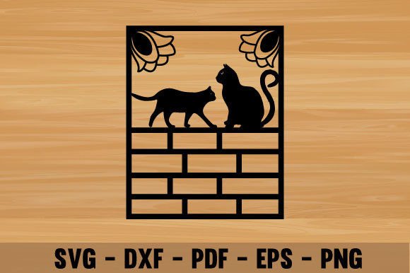 Cat Metal Wall Art Laser Cut File Review