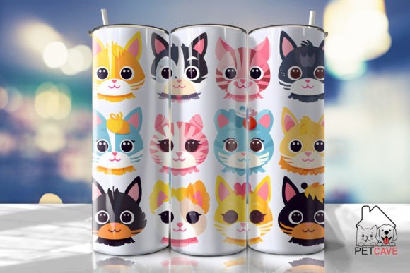 Colorful Cat Portrait Tumbler Wrap Review