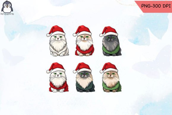 Cute Christmas Cat Set Sublimation Review