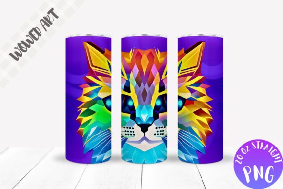 Gradient Cat 20 Oz Skinny Tumbler Wrap Review