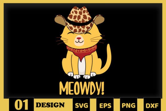 Meowdy Cute Cat Western Cat Embroidery Review